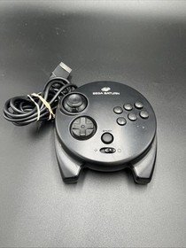 Sega Saturn Black Console System with Controllers No Power Cord