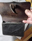 US Civil War Relic pistol Cartridge box cracking of leather Displays good $95.00
