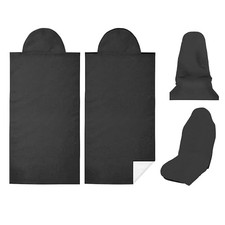 Car Seat Towel Cover After Gym, Car Seat Cover Towel   Sweatproof, Black