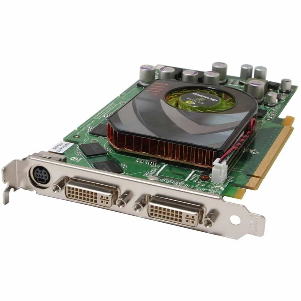 Video Card Graphics Nvidia Quadro Fx 1500 256MB Double Dvi-I 24+ 5+ Tv-Out - Image 2 of 4