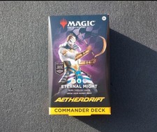 Magic Commander Deck "Eternal Might" Aetherdrift English Mazzo Sealed Zombie