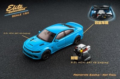 Dodge Charger SRT - Racing Blue - Elite 1:64