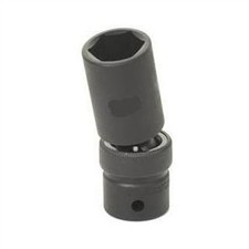 Grey Pneumatic 1/2" Drive x 19mm Deep Universal Socket 6 Point - Black