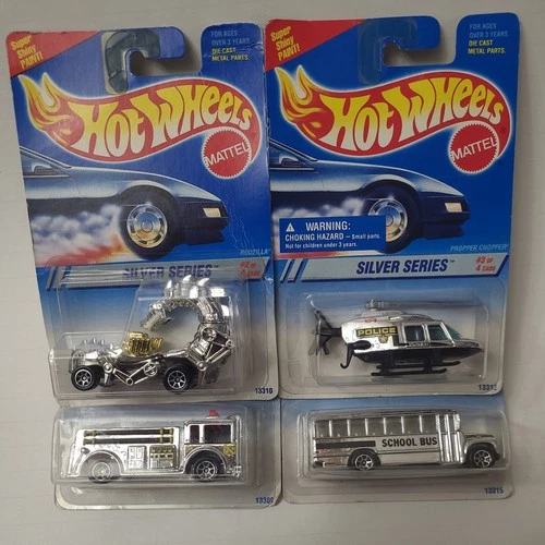 VINTAGE HOT WHEELS 1995 Silver Series ALL 4.