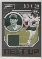 2021 Panini Playbook Next Up Jerseys Zach Wilson #NXT-ZWI Rookie RC 3h1