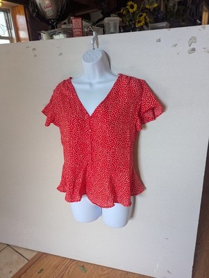 Bahia Beach Collection Ruby Blouse Size Large Brand New With Tags And Box