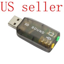 USB 2.0 Interface 5.1 Audio Sound Card Adaptor for PC