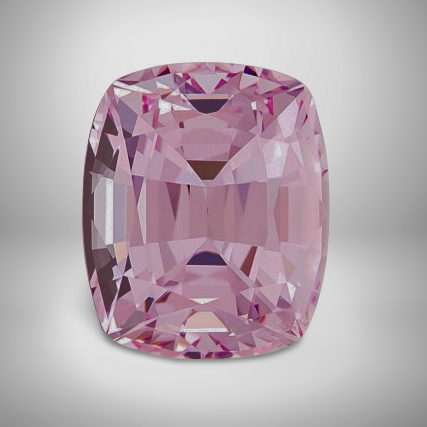 Morganite Cushion Cut Gemstone 2 Cts - 9x7 mm AAA+ Loose Gem