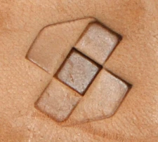 G2283  Craftool Pro Geometric Stainless Steel Stamp Tandy Leather 82283-00