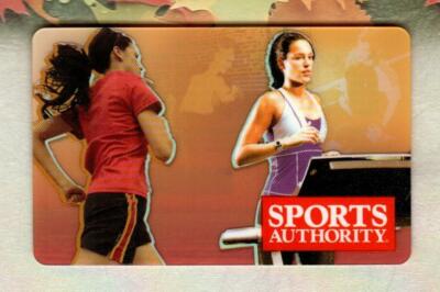 Sports Authority Jogging 2007 Gift Card 0 Ebay