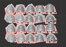 20x Death Shoulder Pads Bits Conversion Upgra...