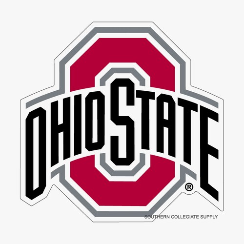 OSU OHIO STATE Buckeyes Large Logo Decal - Picture 1 of 1