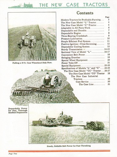 1929 Catalog - The New CASE Tractors – sales brochure COLOR reprint - Picture 2 of 5