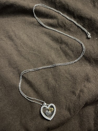 Love You More Cubic Zirconium Pendant Necklace