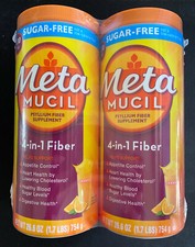Metamucil MultiHealth Fiber, Sugar Free, 260 Doses NEW! Free Shipping!