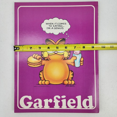 Lot of 5 Vtg 1978 80s Mead Portfolio 3328 Garfield the Cat & Odie Dog Folders - Picture 10 of 12