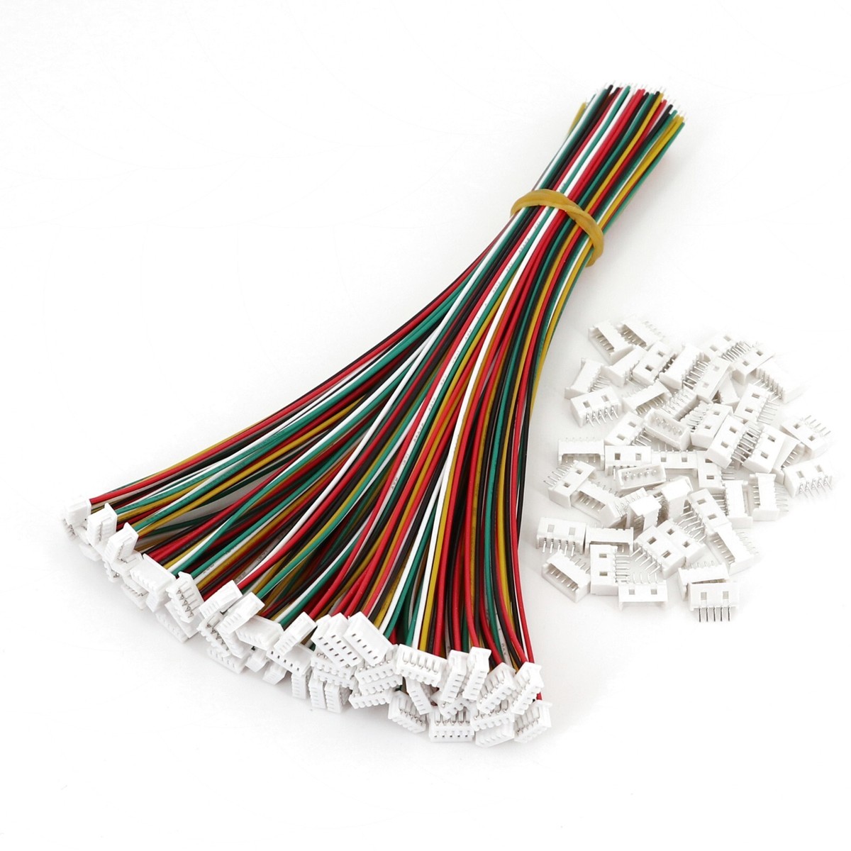100Sets Micro JST 5-Pin Pitch 1.25mm Single End 15cm Wire To Board