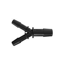 (2) Two 1/4" x 1/4 x 3/8" Nylon Reducing Wye Y 3-Way Barb Tube Connector Fitting