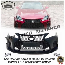 For 2006-2013 Lexus IS IS250 IS350 Conversion to 21+ F-Sport Front Bumper Kit