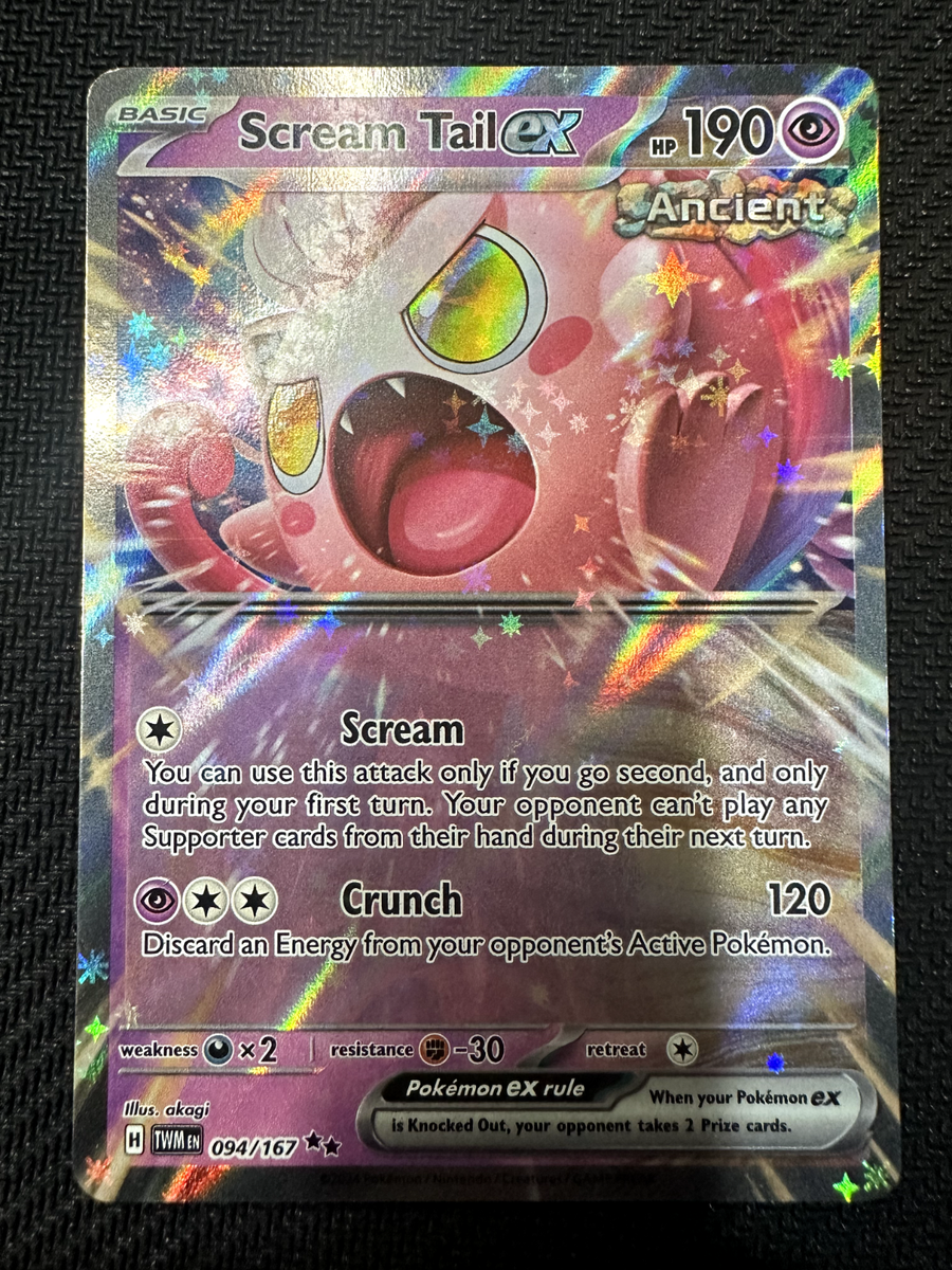 scream tail ex pokemon card value Pokémon - Scream Tail ex 094/167 - Twilight Masquerade