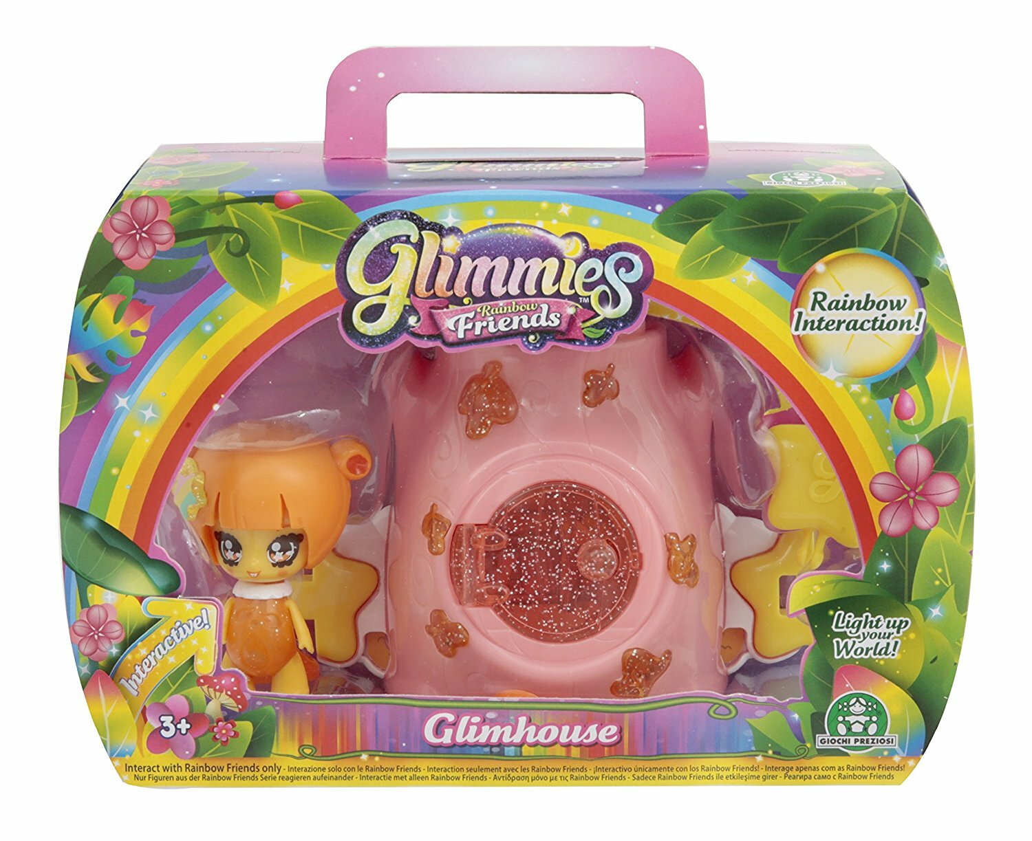 Giochi Preziosi - Glimmies Rainbow Friends Blister Singolo, Honeymia