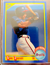 1990 Score #650 Dave Justice Rookie Atlanta Braves