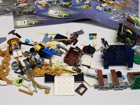 LEGO Ninjago Master Wu Dragon 70734 w/ Box & Instructions. UNCOMPLETE FOR PARTS