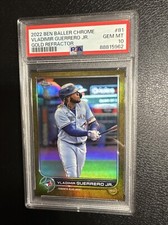 2022 Topps Chrome Ben Baller Editn- Gold Refractor #81 Vladimir Guerrero Jr. /50