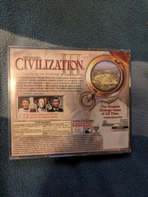 Jeu Vidéo PC Civilization III - Version Française Big Box - Bon état Boîte Grande Taille