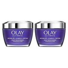 Olay Ultimate Retinol 24 Vitamin E Peptide Night Moisturizer 2-Pack 1.7oz 3.4oz