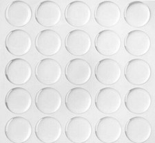 100pcs Clear Epoxy Stickers 1" Dome Bottle Cap Round Adhesive Inch 25mm