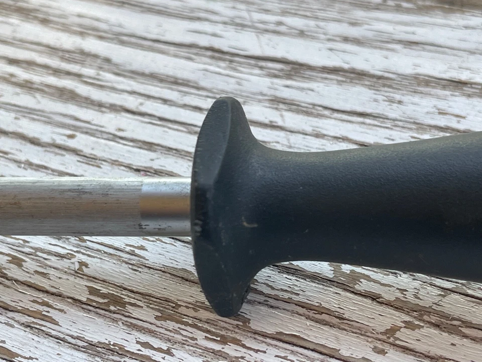 Afilador de cuchillos CROMO-VANADIO hoja afiladora varilla de acero 12" Solingen Alemania Foto 3 de 4