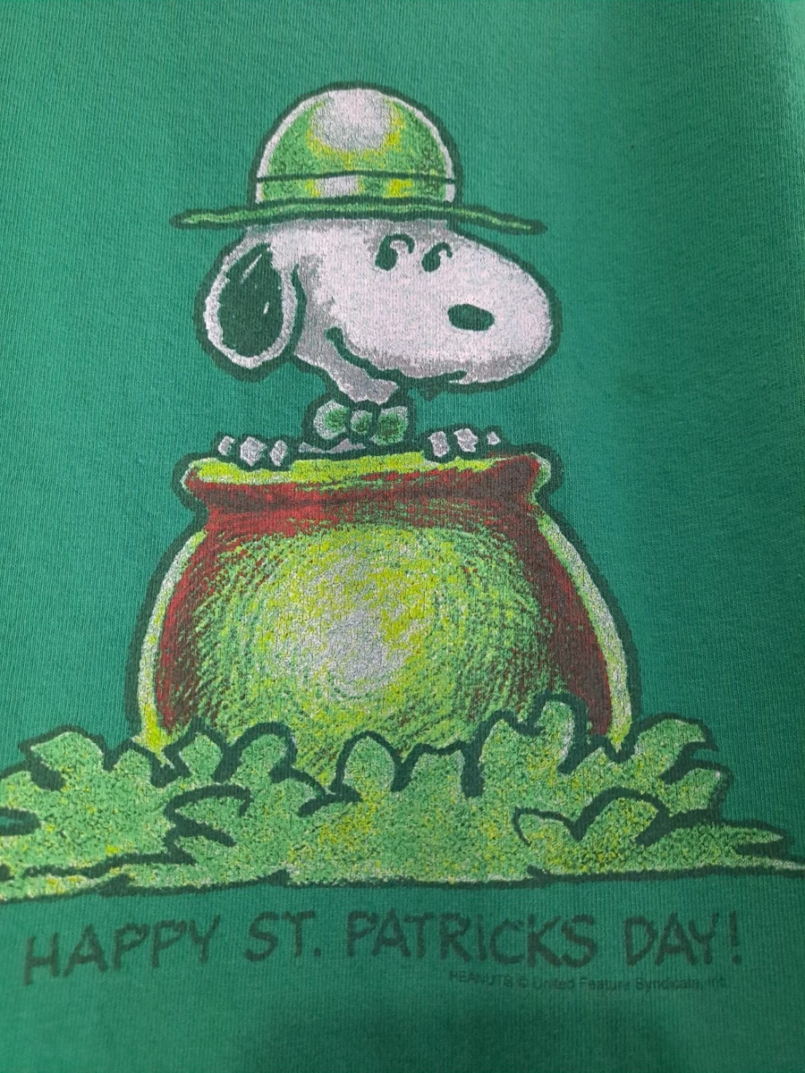 snoopy st patrick's day t shirt