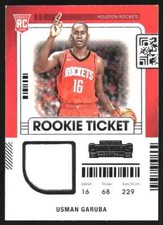 2021-22 Panini Contenders Rookie Ticket Swatches #23 Usman Garuba Jersey