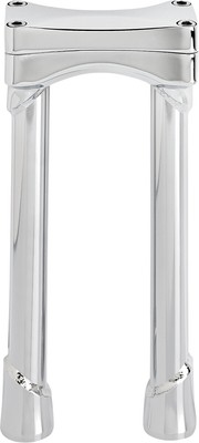 Biltwell Inc. O/S Murdock Riser - 10in. - Chrome - 6413-105-10