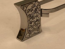 New laser engraved 1911 Mirror Polished Long Pad skulls #1