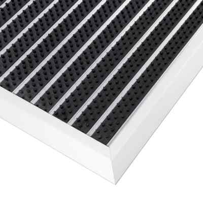 Fußmatte Schmutzfangmatte Spectral Aluminium Türmatte Bürste