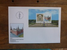 DENMARK 2017 PALACES 2 STAMP MINI SHEET FDC FIRST DAY COVER