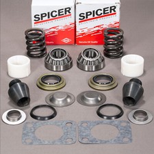 Kingpin Rebuild Kit - Bearing Seal Bushing Spring Upper Pin - Dana 60 Chevy Gm