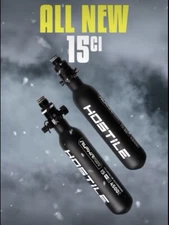 NEW HK Army Alpha Air 15 ci  - 4500 Tank HP8 Reg HOSTILE PHANTOM Black / White