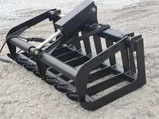 48" Heavy Duty Root Grapple Bucket Attachment Fits Mini Skid Steer Bobcat MT