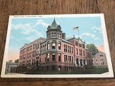 High School Middletown Connecticut Postcard