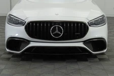 Mercedes OEM W223 S Class 2024 to S63 AMG Front Bumper & Grille Conversion Black