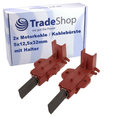 2x Motorkohlen Kohlebürsten für Indesit F018085 WG820G F018086 WG833G
