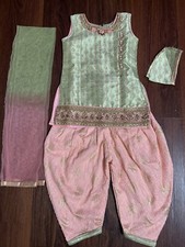 Indian Traditional Dress Patiala Set Puja/ Wedding Indian Kids Size 22, 4-5year