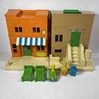 Vintage 1984 Sesame Street Hooper’s Store Playskool Playset Toy w/ Accs. Lot 3-C