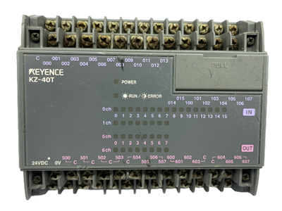 Keyence KZ-40T / KZ40T PLC Programable Controller 24INPUT 16OUTPUT 