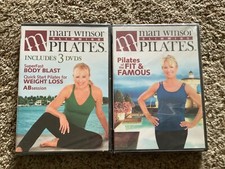 2 Mari Winsor SLIMMING PILATES DVD, 2009 Exercise DVDs Weight Loss Ab Session