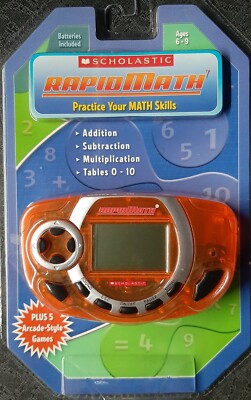 electronic math games handheld