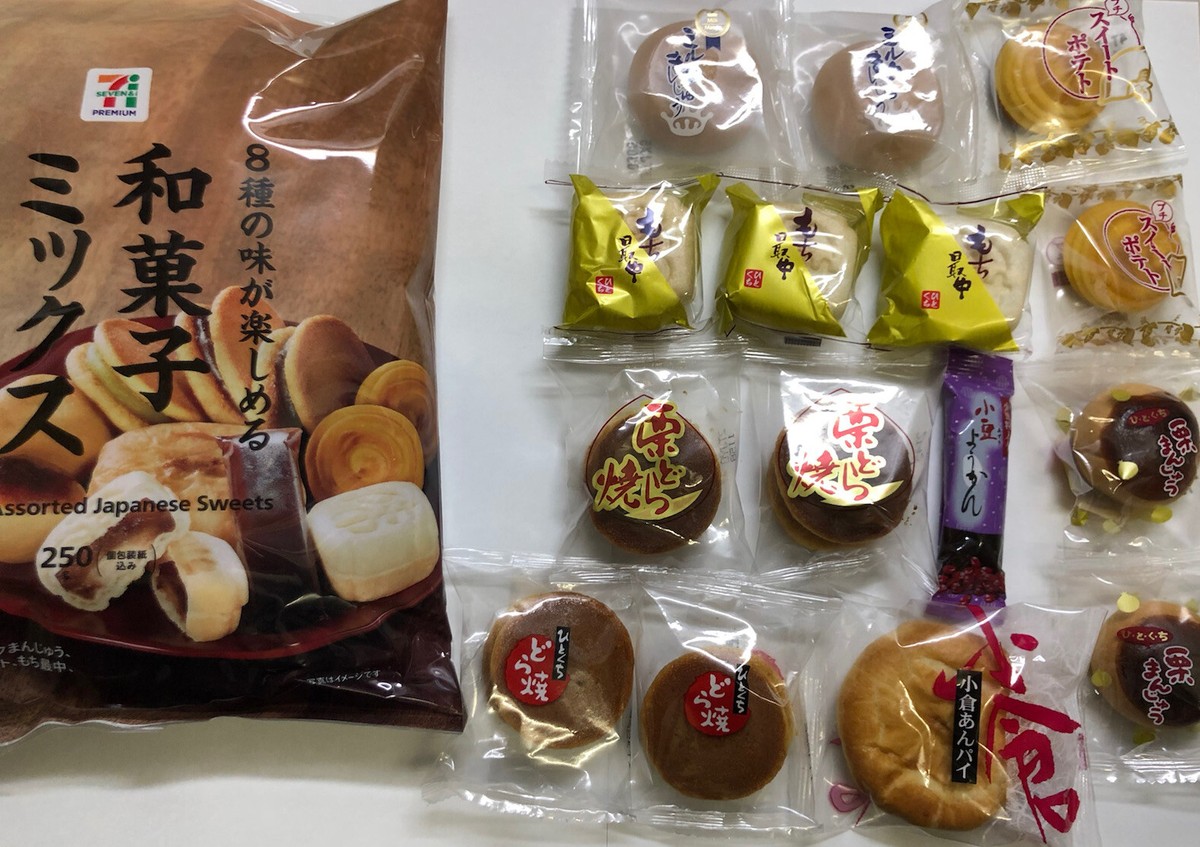 WAGASHI Japanese Sweets Candy Snack Dorayaki Yokan Rice Cake Mix